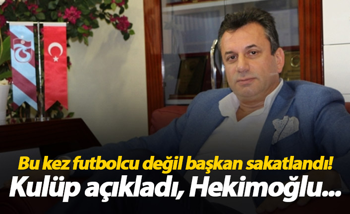 Celil Hekimoğlu spor yaparken sakatlık geçirdi