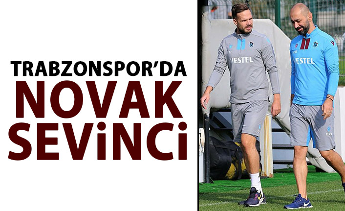Trabzonspor'da Novak sevinci