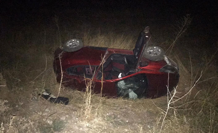 Adıyaman'da otomobil takla attı 29 Kasım 2019