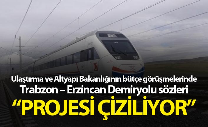 Trabzon - Erzincan Demiryolu’nun projesi çiziliyor
