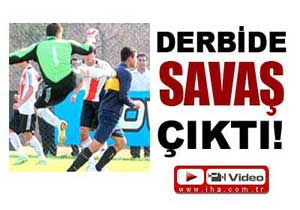 Derbide savaş çıktı