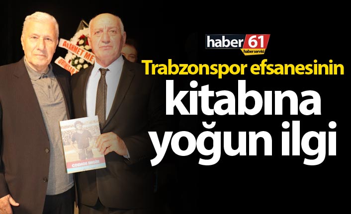 Trabzonspor efsanesinin kitabına yoğun ilgi