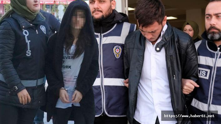 Market soyan nişanlı çift yakalandı