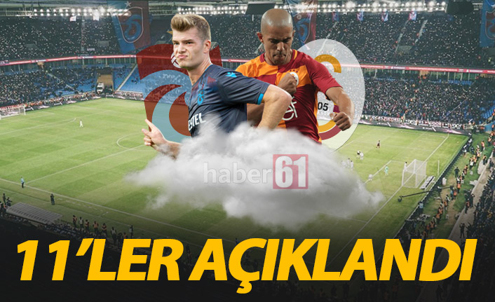 Trabzonspor'un Galatasaray 11'i açıklandı