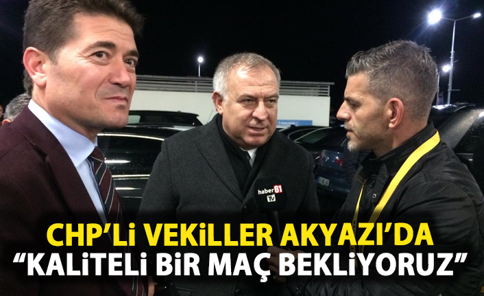 CHP’li vekiller Trabzonspor’a destek için geldi.