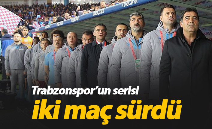 Trabzonspor'un gol yememe serisi bitti