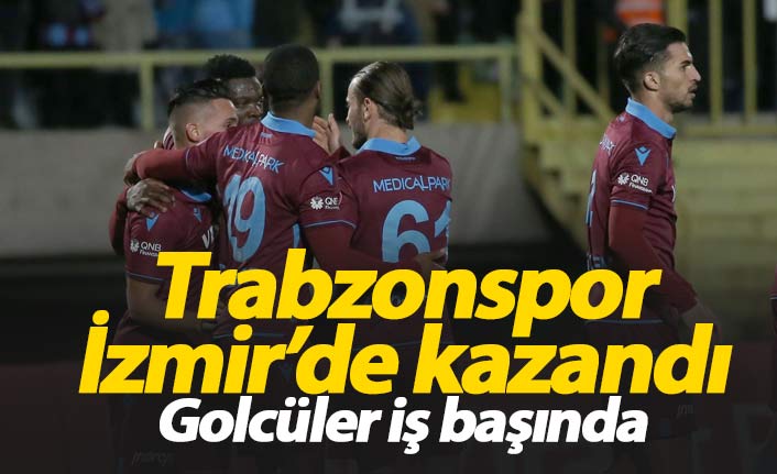Trabzonspor Altay'ı yendi, avantajı aldı