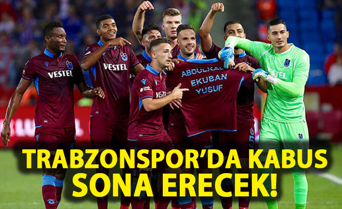 Trabzonspor'da kabus bitecek!