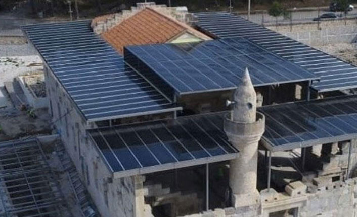 Tarihi camiye metal çatı! Açıklama geldi
