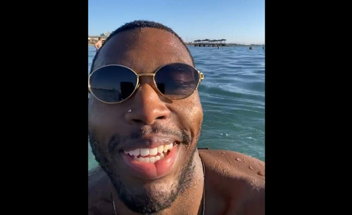 Sturridge'in deniz keyfi