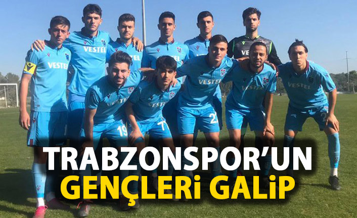Trabzonspor’un gençleri galip