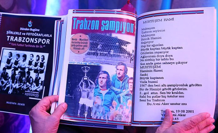 Trabzonsporlu taraftarların 52 yılda yazdığı şiirler kitapta toplandı
