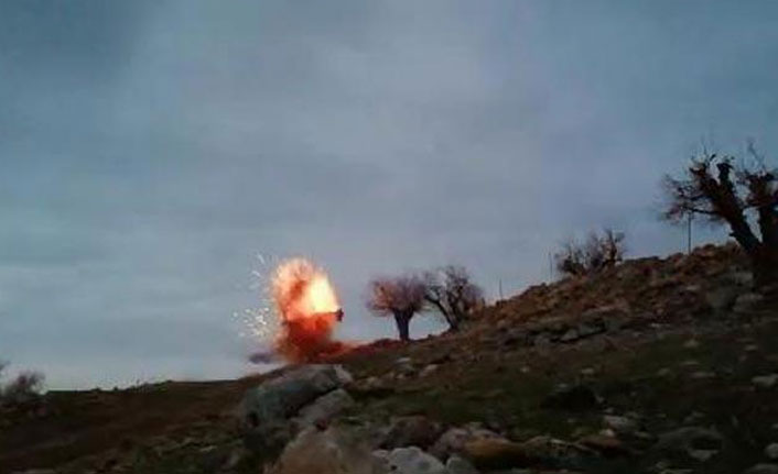 Yol yapım çalışması sırasında bulunup imha edildi!