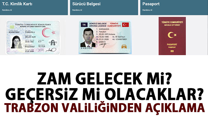 Kimlik Kartı, Pasaport ve Sürücü Belgeleri 2020 yılında geçersiz mi olacak? Valilikten açıklama