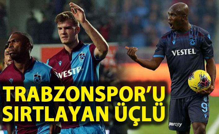 Trabzonspor'u sırtlayan üçlü!