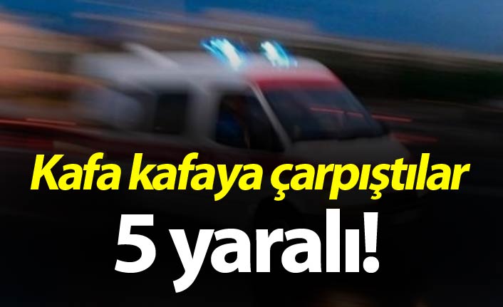 Giresun’da iki araç çarpıştı: Aynı ailelerden 5 yaralı
