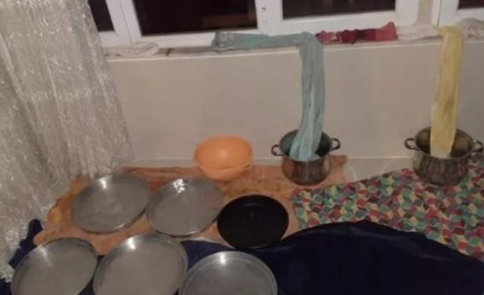 Şiddetli sağanak yağışa tencereli önlem!