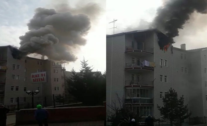 Başkent'te korkutan yangın