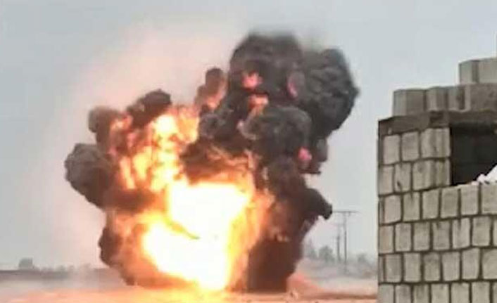 Rasulayn'da bulunan patlayıcı, imha edildi