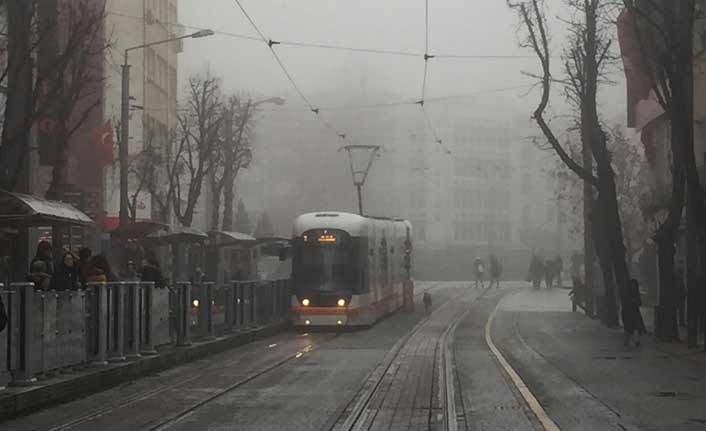 Eskişehir’de yoğun sis