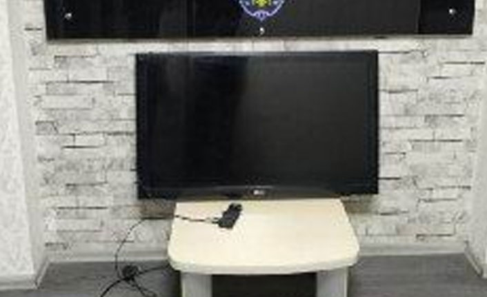 Televizyon hırsızı yakalandı