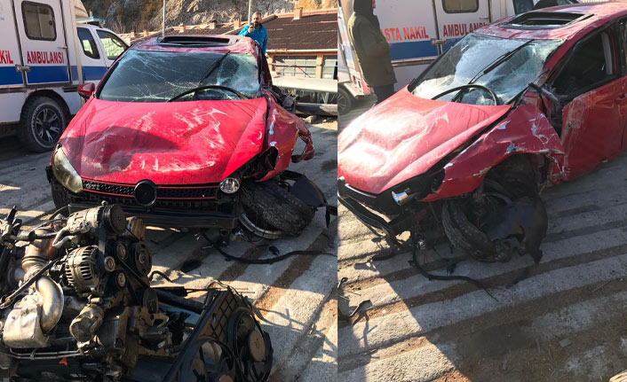 Artvin’de otomobil takla attı: Sürücü yaşamını yitirdi