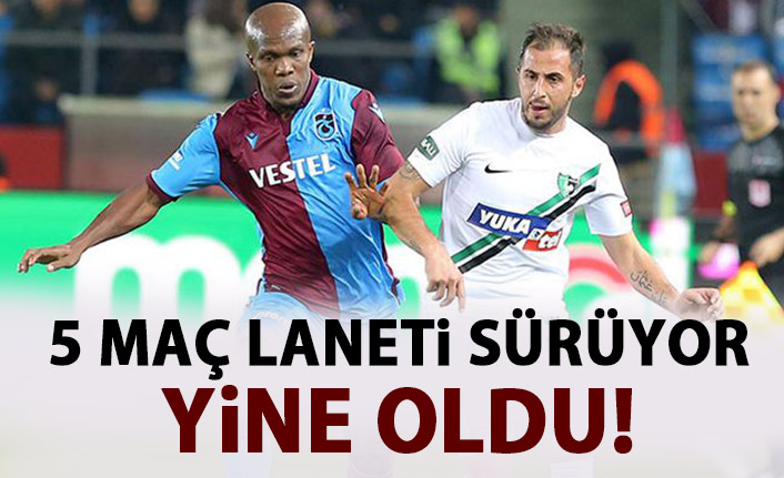 Trabzonspor'un 5 maç laneti!