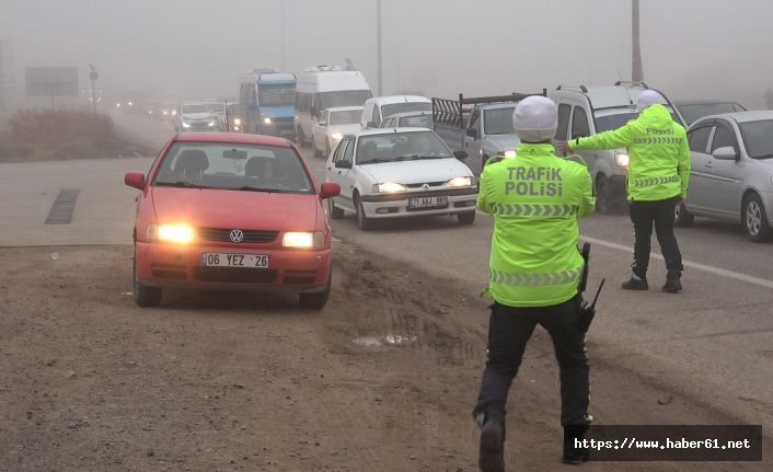 43 ilin geçiş güzergahında yoğun sis