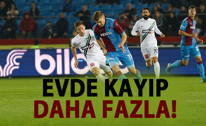 Trabzonspor evinde kayıp!