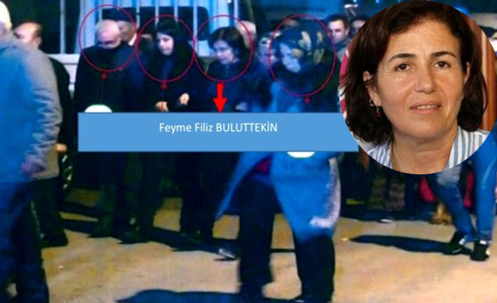 Gözaltına alınan HDP'li başkan Eren Bülbül'ü şehit eden teröristin cenazesine katılmış