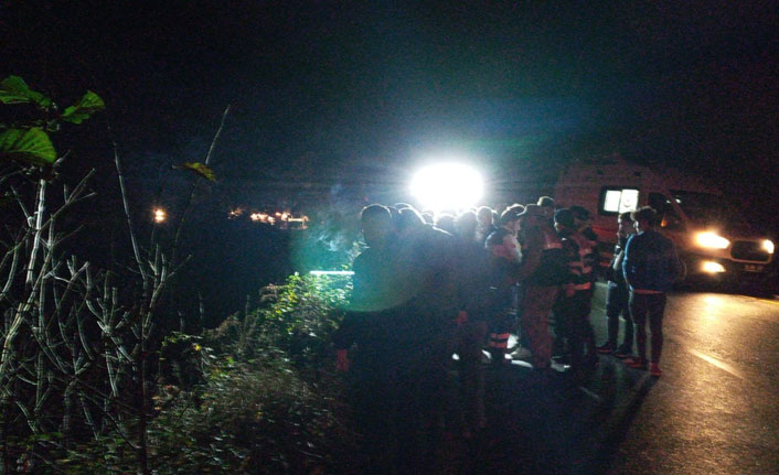 Trabzon’da otomobil dereye uçtu: 1 ölü