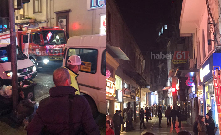 Trabzon'da atölyede patlama. 20.12.2019