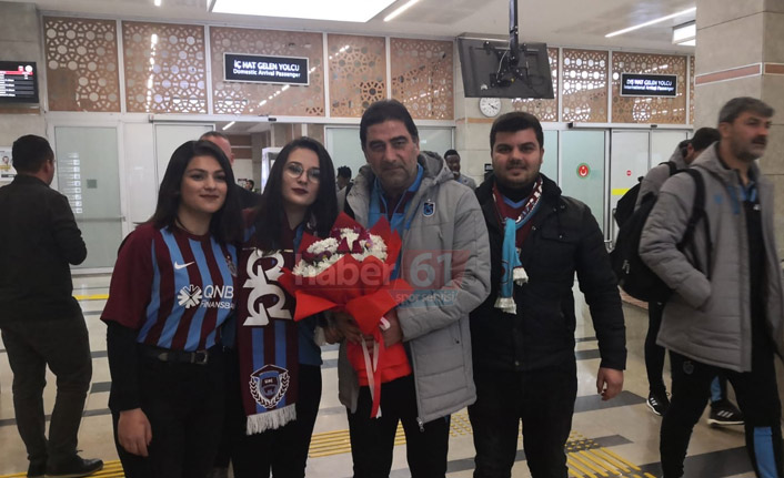Trabzonspor’a Konya’da coşkulu karşılama
