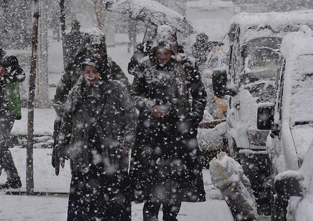 Kuvvetli sağanak ve yoğun kar yağışı geliyor