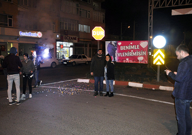 Evlilik teklifinin böylesi