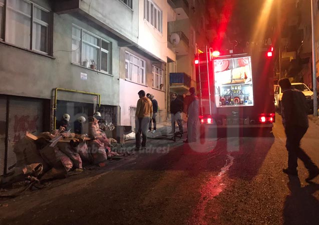 Trabzon’da bir apartmanda çıkan yangın korkuttu. 3 Ocak 2020