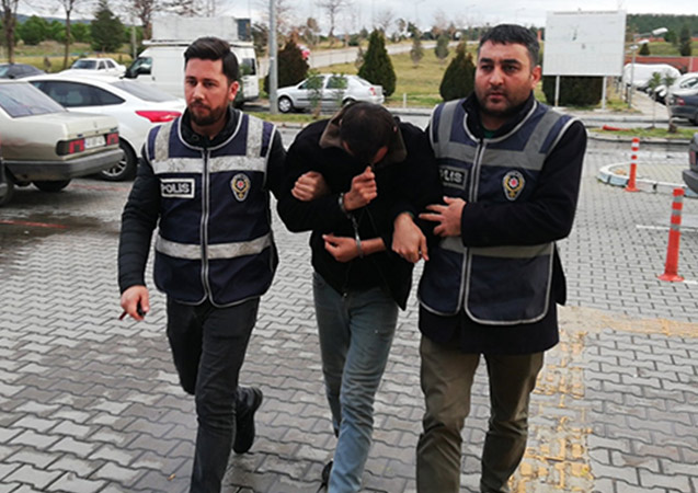 Hastane faresi son işinde yakalandı