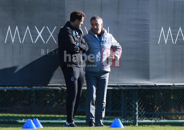 Maç öncesi Ağaoğlu Çimşir görüşmesi