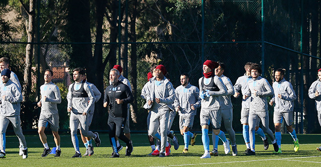 Trabzonspor ikinci yarı hazırlıklarını Antalya’da tamamladı