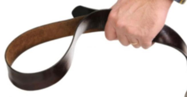 Trabzon'da kızını kemerle döven babaya hapis istemi