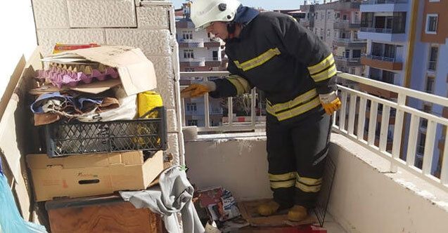 Balkonunda barbekü yapacaktı, patladı!