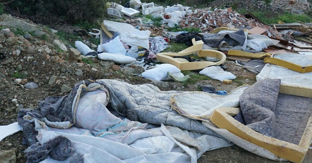 Ormanda çıkan 65 ton çöp görenleri şok etti