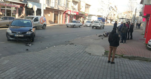 Paket servisi yapan genç ölümden döndü