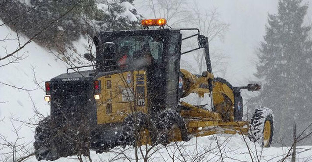 Karadeniz'de karla mücadele