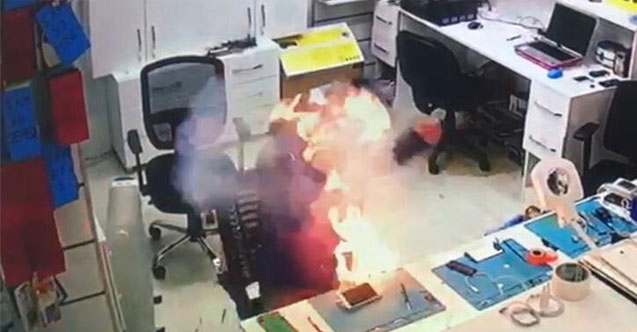 Bir anda alev aldı! O anları anlattı