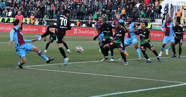 Denizlispor - Trabzonspor maçından kareler