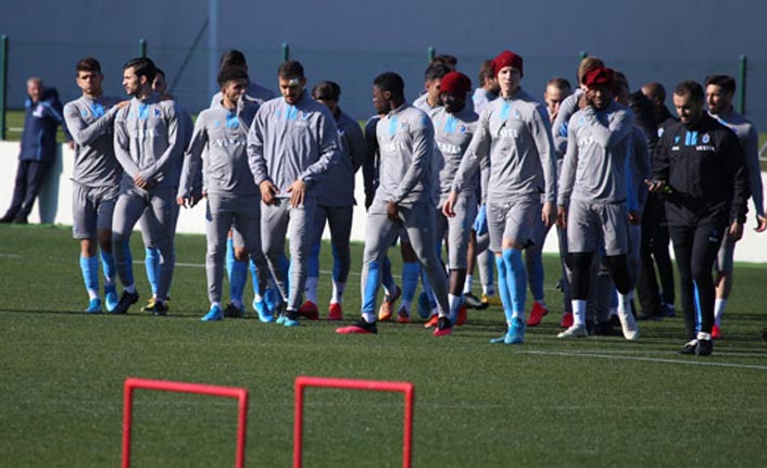 Trabzonspor'da tek eksikli idman!