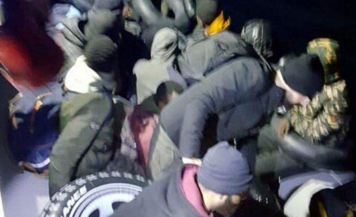 40 kaçak göçmen yakalandı!