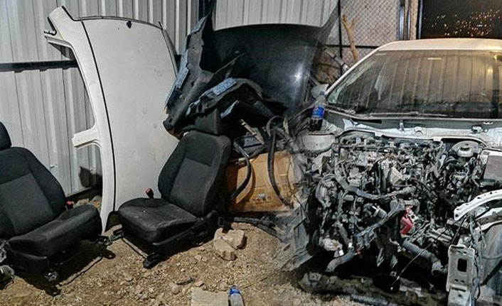 Hacizli 25 aracı parçalayıp satmışlar!