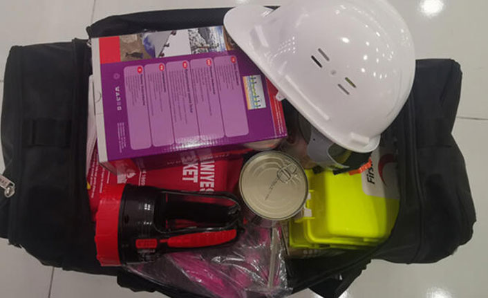 Deprem çantalarına talep arttı